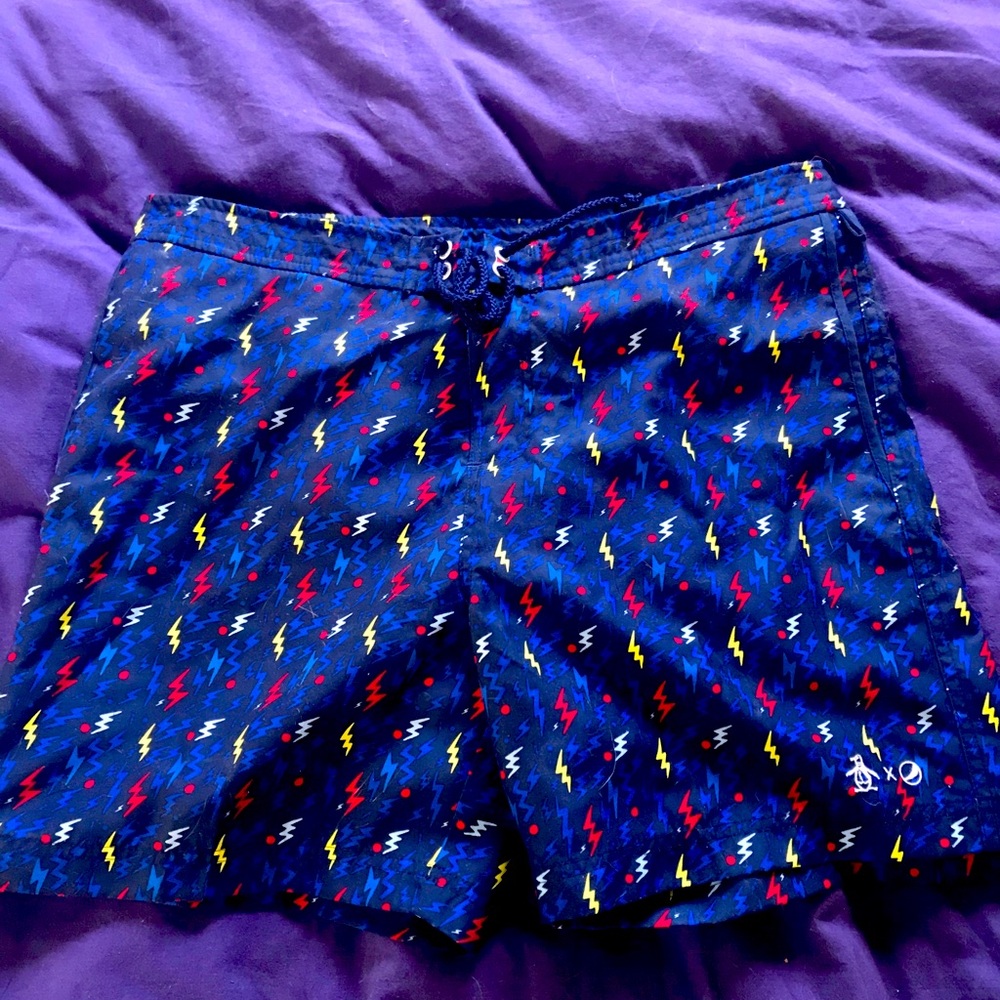 Penguin X Pepsi swim trunks